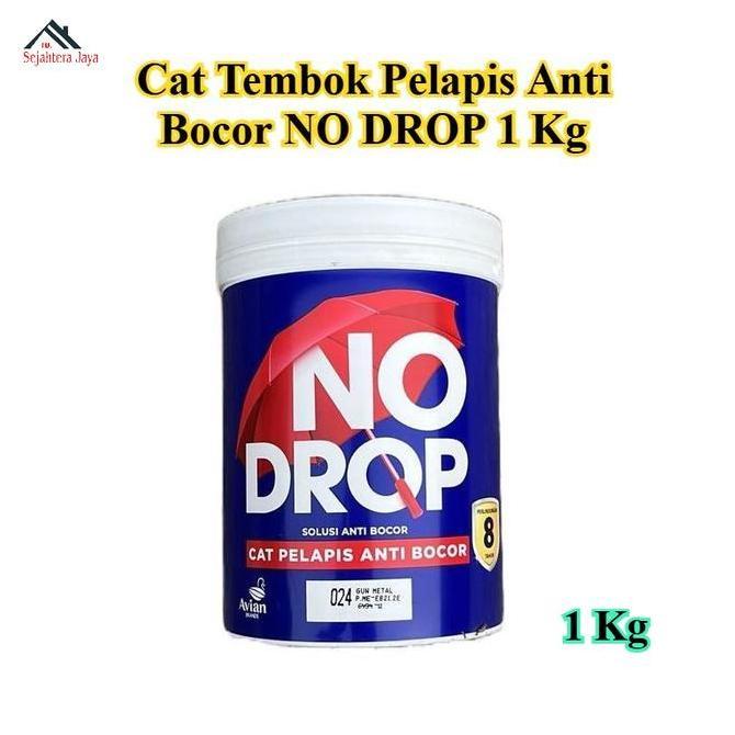 Selikobrter - Cat Pelapis Anti Bocor NO DROP 1 Kg | Cat Waterproofing Anti Rembes Dinding & Dak | No