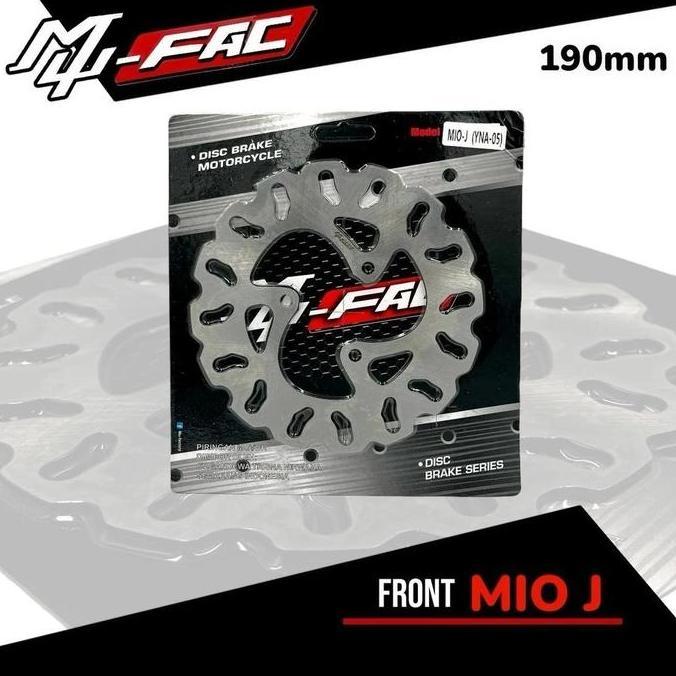 DISC PIRINGAN DEPAN MUFAC CAKRAM YAMAHA MIO 200MM MIO J 190MM STANDAR MODEL GERIGI POLOS HIGH QUALIT