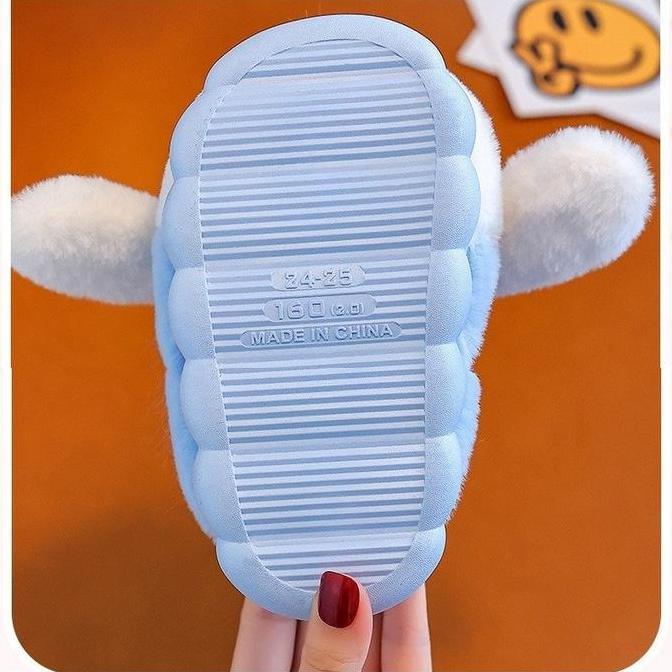 SD11 2025 Sandal Sendal Selop Bulu Sanrio Original import Sanrio Kuromi Cinnamoroll My melody Pikach