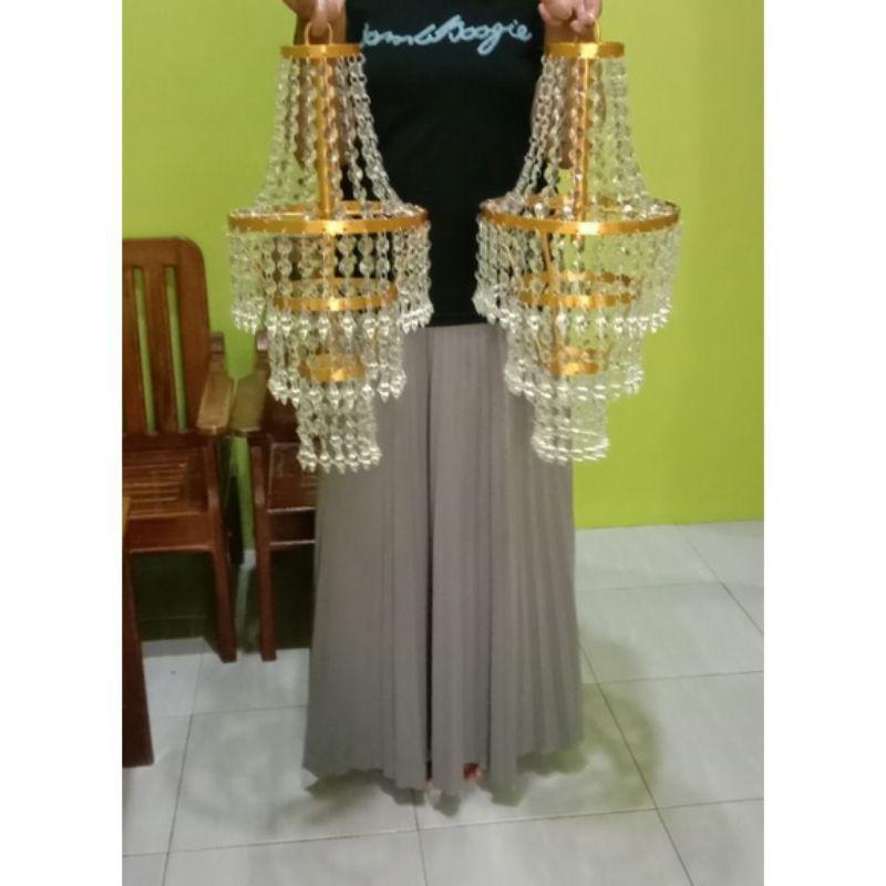 Lampu Gantung Akrilik / Lampu Kristal Gantung / Lampu Gantung Kristal Dekorasi