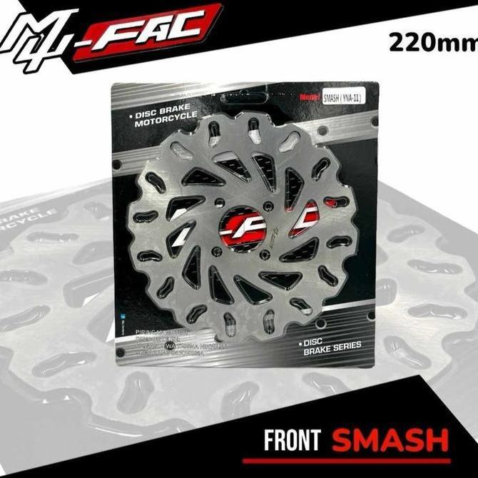 PIRINGAN CAKRAM DEPAN VARIASI BULAT/GRIGI FROUTING SMASH SHOGUN 220MM MURAH