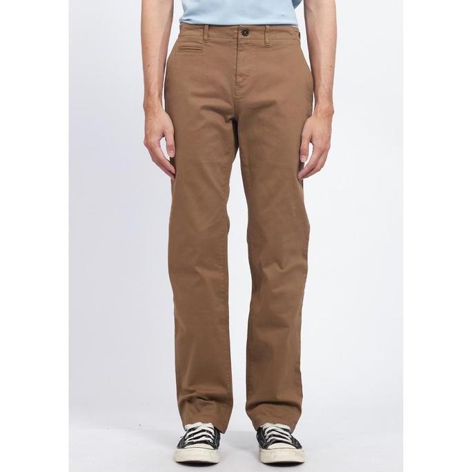 Wrangler Long Pants Chinos Slim Chino B001 Dark Khaki