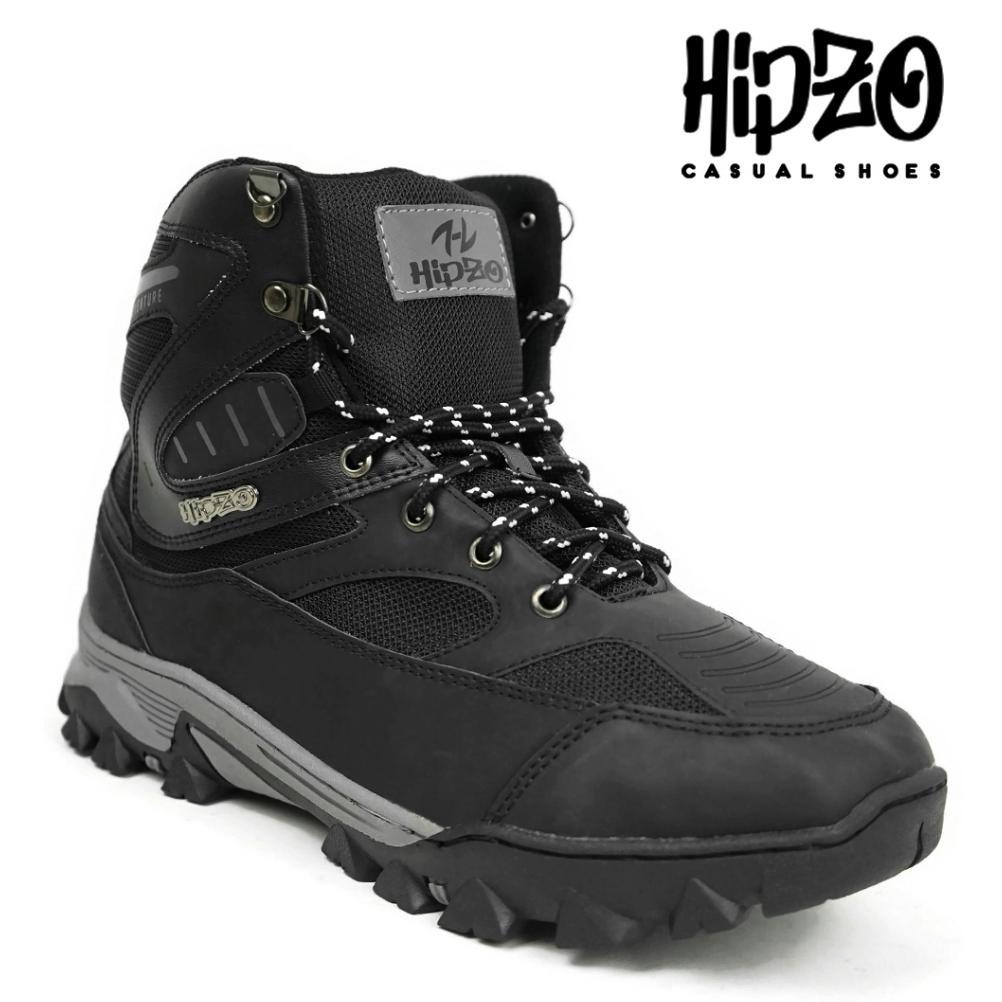 HOT PRODUCT SEPATU HIKING HIPZO M072 BOOTS HIGH QUALITY UNTUK PRIA SIZE JUMBO ORI PENDAKI