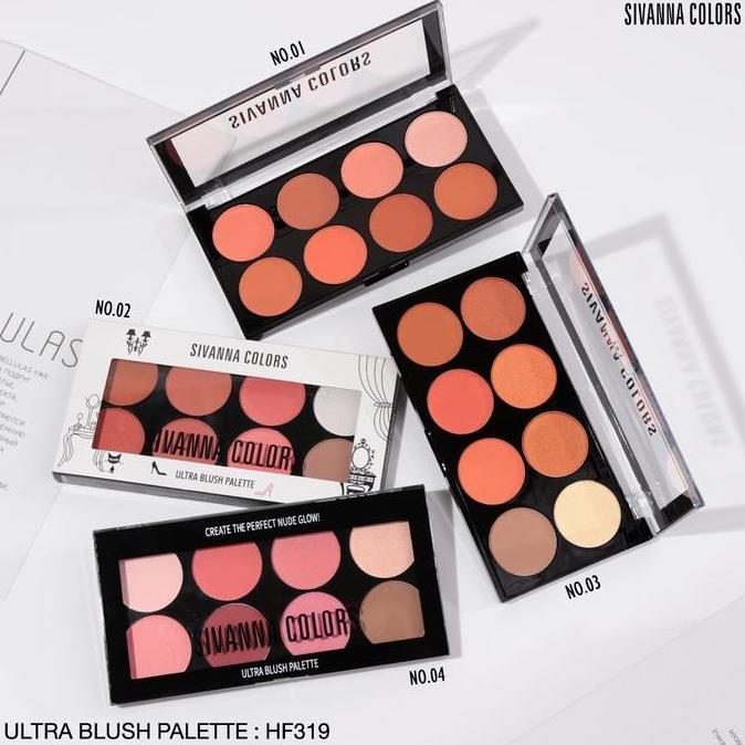 jozzymary - sivanna colors ultra blush on palette original thailand | blush on sivanna hf319