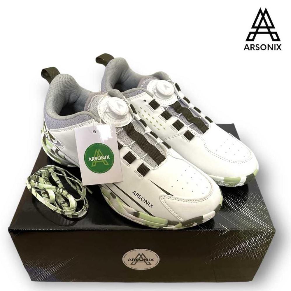 BEST SALE SEPATU BADMINTON ARSONIX CAMO ORIGINAL ( FREE TALI SEPATU )