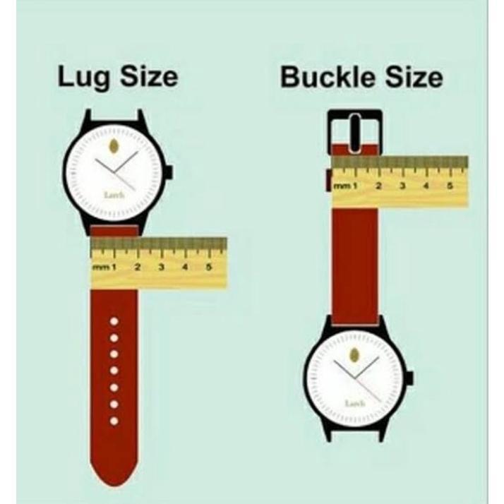 Hemat Ringloop Kulit Asli, Strap Jam , Strap Kulit, Ringloop 18Mm,20Mm,22Mm,24Mm