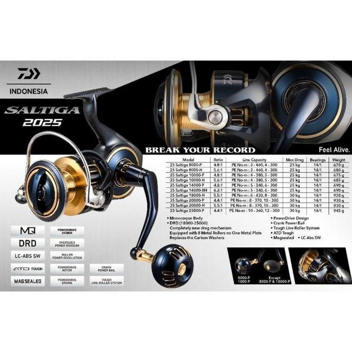 Reel Daiwa Saltiga 2025 New 8000P