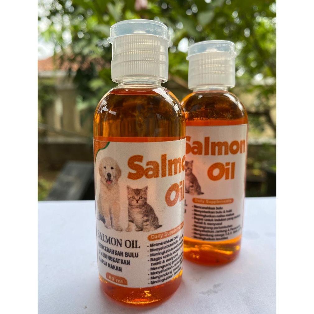 NAYORASHOP 60ML - MINYAK IKAN SALMON / SALMON OIL / MINYAK SALMON / MINYAK IKAN / VITAMIN BULU KUCIN