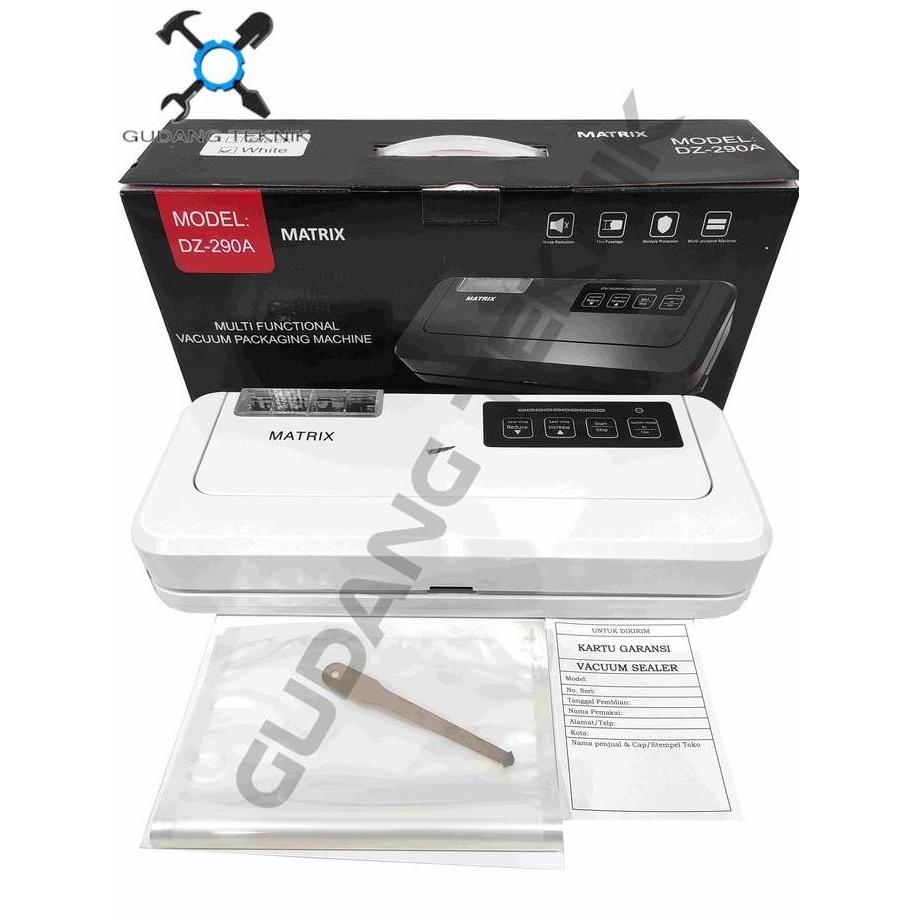 AKARA Vacuum Vacum Vakum Sealer Makanan Basah Kering DZ290 MATRIX Otomatis
