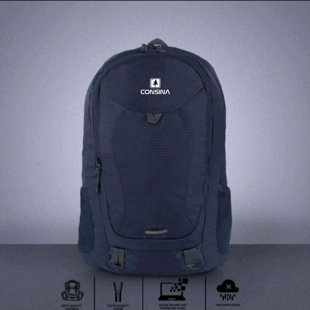 OFFICIAL Daypack 25 Liter Tas Backpack Pria Wanita Tas Ransel Laptop Tas Sekolah Unisex Free Raincov