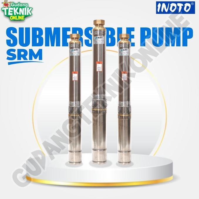 XERANA Pompa Air Celub Satelit INOTO 4SRM1604 4SRM1606 4SRM1609 1,5HP 2HP 3HP OUTLET 2,5" Casing 4" 