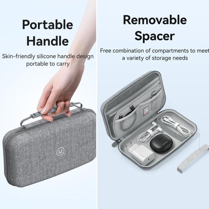 Grosir Usams Zb290 Portable Storage Bag Tas Powerbank Charger Kabel