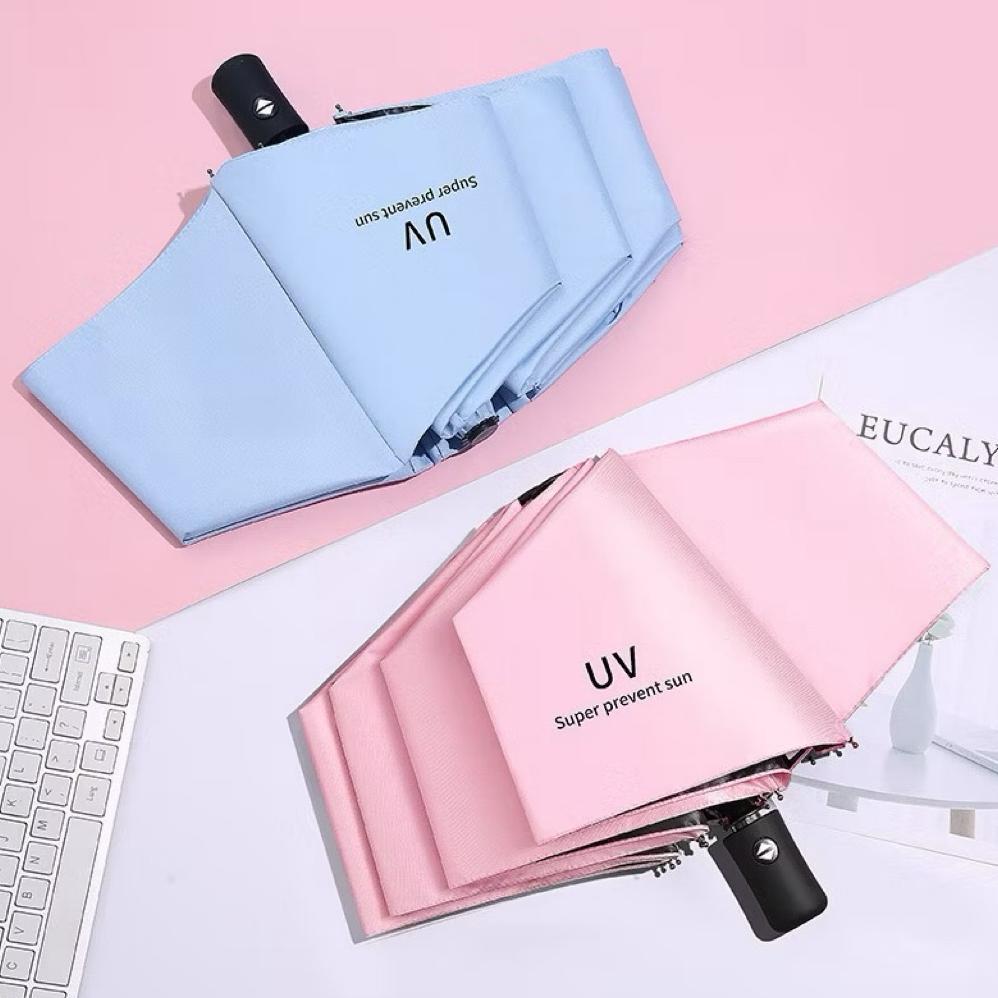 TERBARU Payung Lipat UV 3D Anti UV Lapisan Hitam Warna Pastel Umbrella Korean Style Fruity Bear 3D