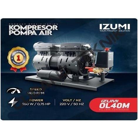 XERANA Mesin Kepala Kompresor Pompa Air OL40M IZUMI / Waterpump Oilless Jet Pump OL 40M Water Pump O