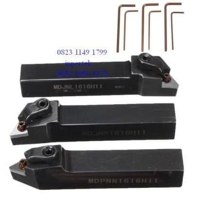 SAVAN Pahat Bubut Set 3 Pahat Bubut Luar 16 mm Holder Bubut Set 3 Pahat