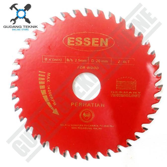SAVAN Mata Pisau KAYU Circular Saw ESSEN 4" 24T 40T Circular Saw Blade