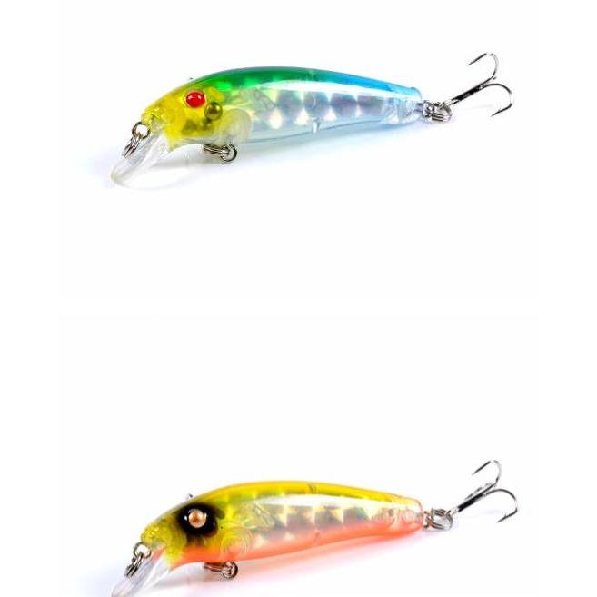 Umpan Ikan Tiruan Warna Warni Panjang 7Cm Minnow