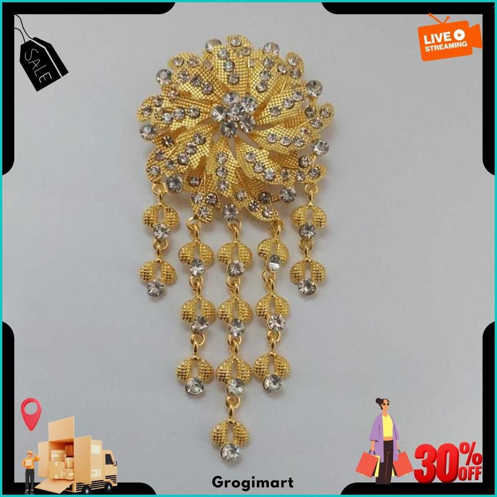 Bros Kebaya Mewah Pengantin Kirana/Bros Kutu Baru Mewah Adat Tradisional Jawa Pakaian Adat Harga Eko