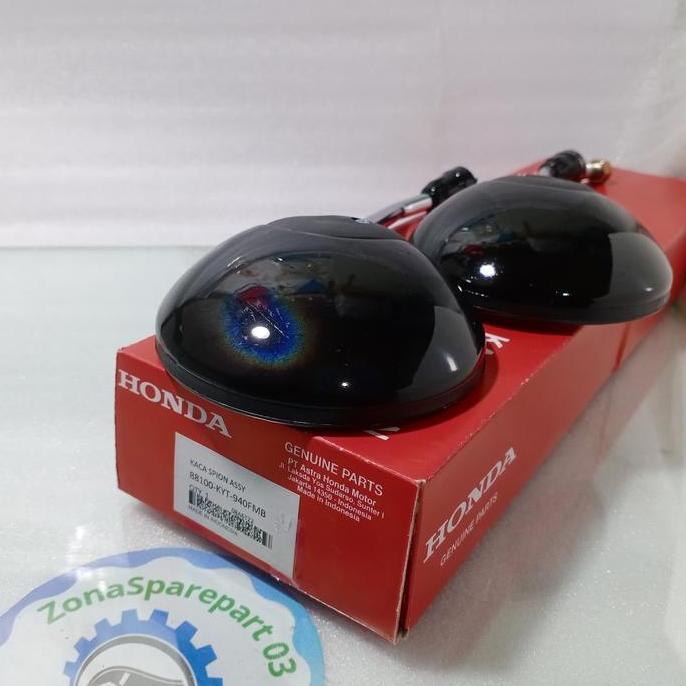 Kaca Spion Honda Scoopy Spion Kanan Kiri Motor Scoopy Esp Hitam Bulat Original Motorcycle Asli Foto 