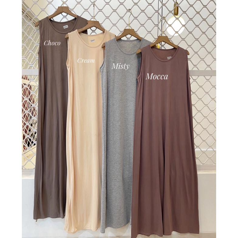 Termurah  Manset Gamis Ucansee Singlet Kaos Import Premium Hitam Putih Navy Maroon Cream Misty Grey 