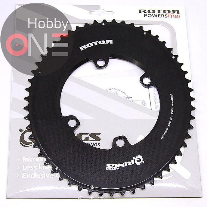 ROTOR AERO QRINGS 55T BCD110x4 Oval Outer Chainring