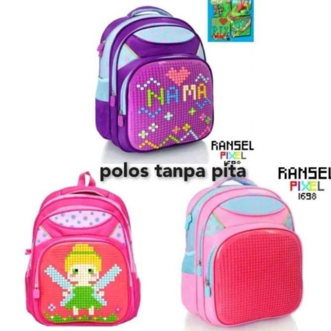 NEW TAS RANSEL SEKOLAH LEGGO ANAK SD CEWEK/COWOK KREATIF BISA BONGKAR PASANG SUKA2 TRENDY TERBARU OR