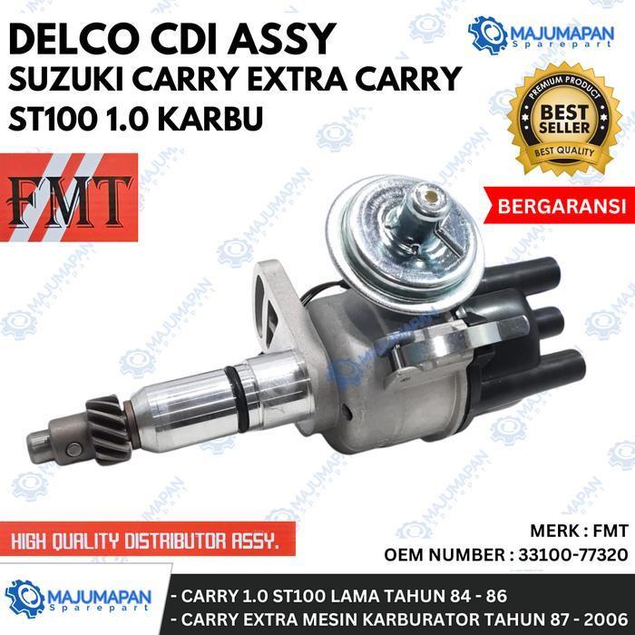 (Bergaransi) Delco Delko Cdi Distributor Assy Suzuki Carry Extra Carry St100 1.0 Karbu Original Dan 