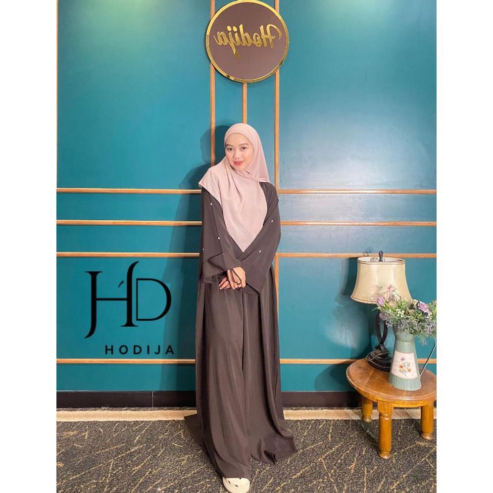 NEW ARRIVAL HODIJA - Gamis Muslim Abaya Alesha Bahan Marina Anti UV Busui & Wudhu Friendly