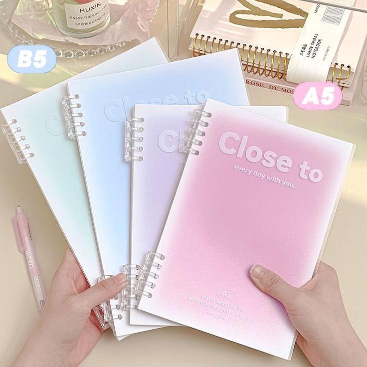 A5 B5 Notebook Buku Lucu Binder Notebook Aesthetic Binder Kuliah Buku Catatan Buku Tulis Sekolah