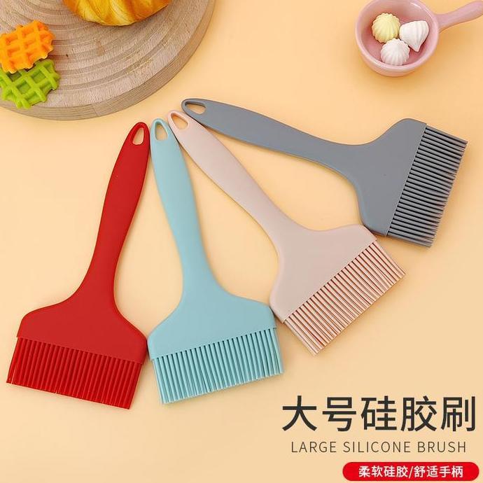 TERLARIS KUAS SILIKON JUMBO SILICON BRUSH KUAS MENTEGA KUE ROTI 9 CM