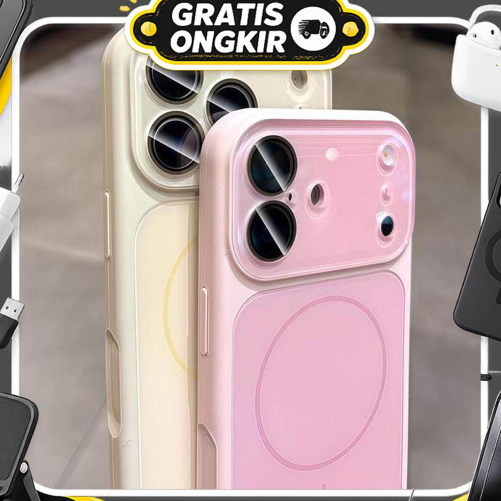 Desain Penyambungan Premium Bisa Dicuci Lapisan Beludru Fully Enclosed Camera Silicone Case Magnetic