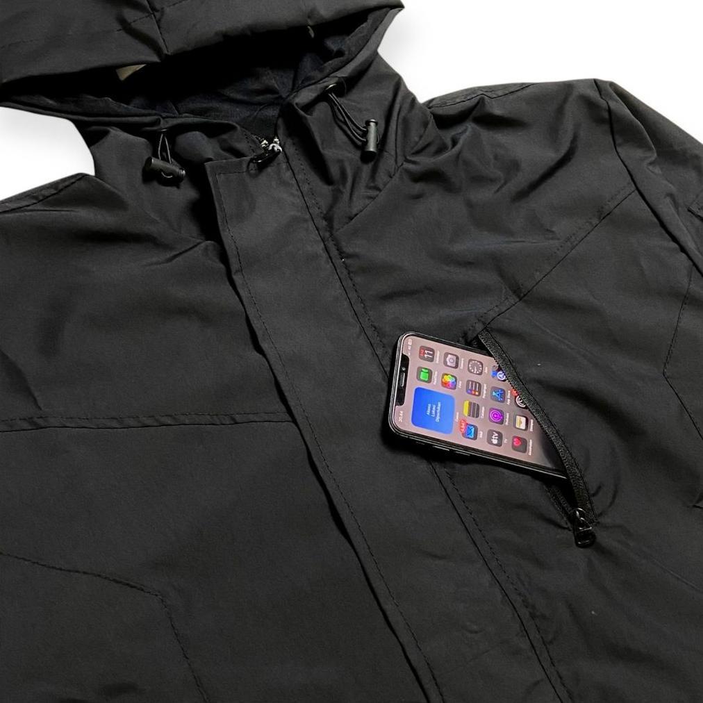 value pack jaket windbreaker polos anti air / jaket parasut polos pria