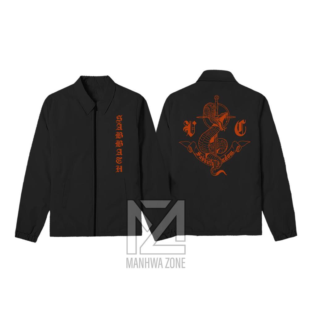 HEMAT Jaket Coach Windbreaker Sabbath Crew Jaket Sabbath Crew Windbreaker Vinny Wooin Joker 2026