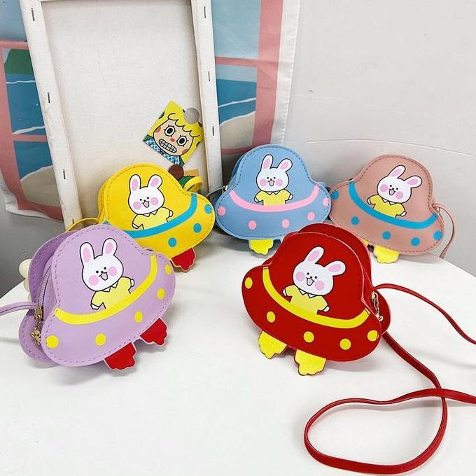 2217 Import Tas Anak Lucu Selempang Karakter Kelinci / Slingbag Lucu Anak Perempuan Allshop