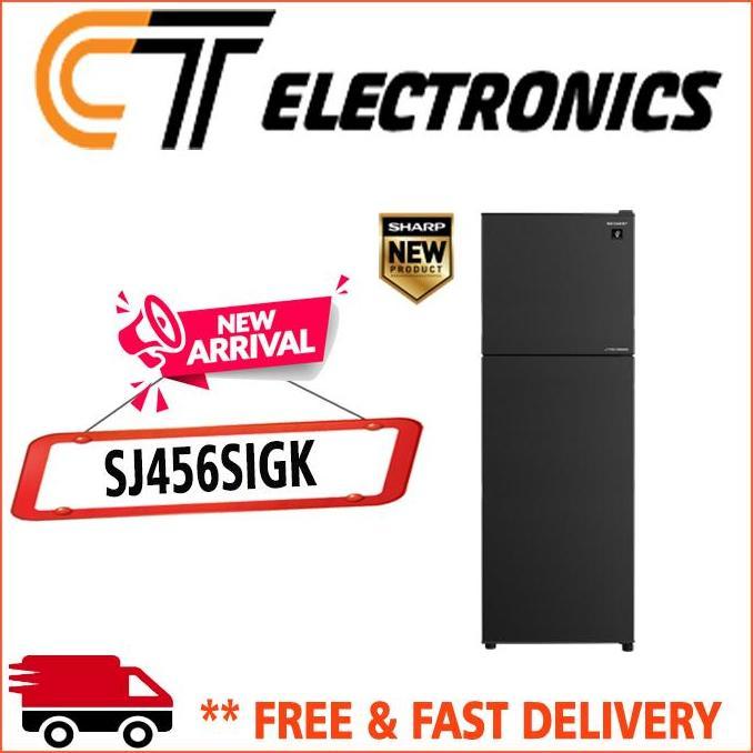 SHARP SJ-456SI-GK KULKAS SHARP 2 PINTU INVERTER SJ-456SI SJ-456 SJ456 SJ456SI SJ456SIGK