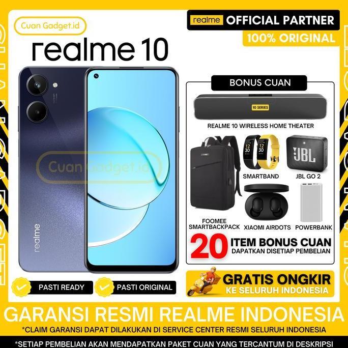 REALME 10 4G 8/128 REALME10 8/128 4/128 GARANSI RESMI INDONESIA