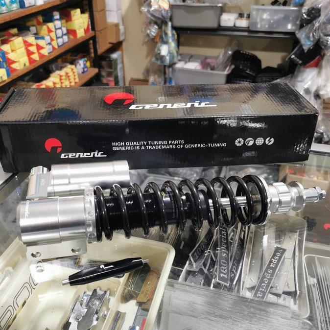 Shock Tabung Depan Generic Polish Black Vespa PX PXE Excel Spartan
