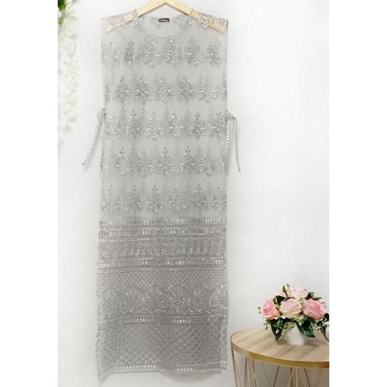 Harga Miring Outer Rompi Tile / Brokat Premium Outer Long Vest Etnik