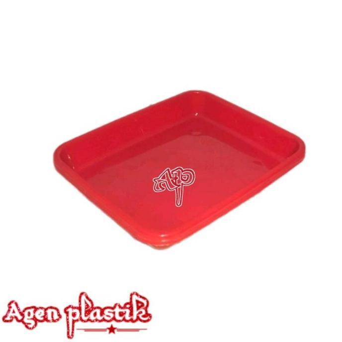 12 Pcs Nampan Plastik Kecil Serbaguna / Baki Segi Nelson No 1 / Nampan Saji Makanan Food Grade Kotak