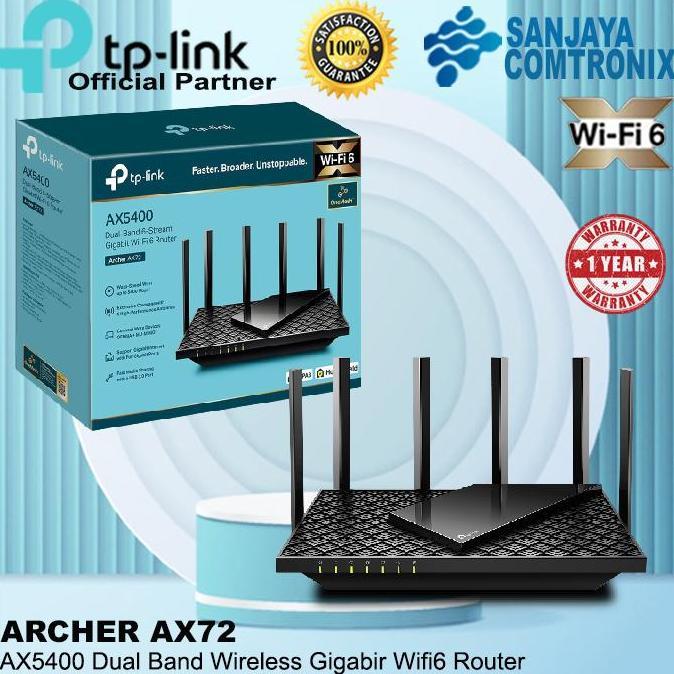 TP-Link Archer AX72 AX5400 Dual-Band Gigabit Wi-Fi 6 Router