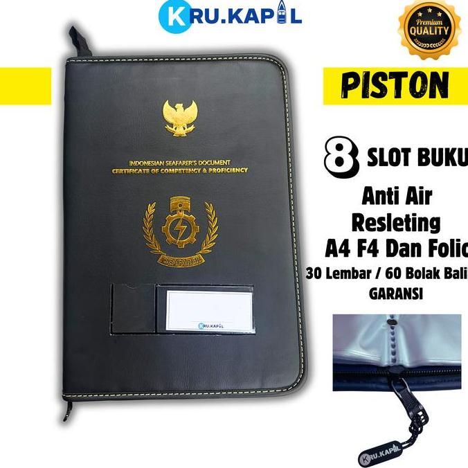 Map Dokumen Pelaut Resleting Plastik Tebal,PREMIUM, Dokumen Keeper Resleting Map Seri 6 DVS