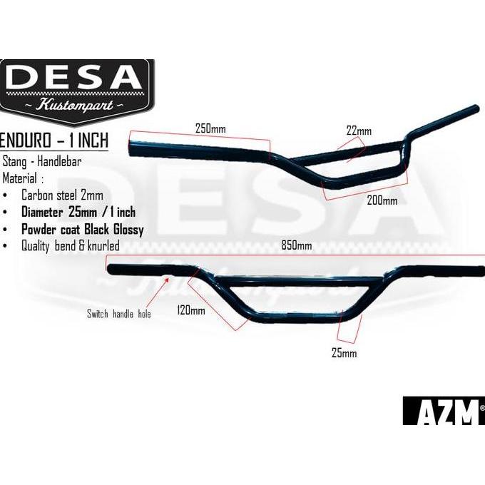 Stang Custom Stang Motor Stang Harley Stang HD Stang 1 inch Enduro