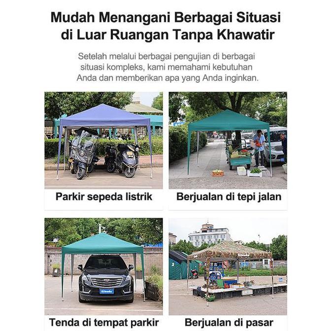 Tenda Jualan 2X2 Cafe Pkl Bisa/ Tenda Lipat 3X3 Tenda Jualan Pameran Bazar Gazebo/Tenda Cafe  3X3 /S