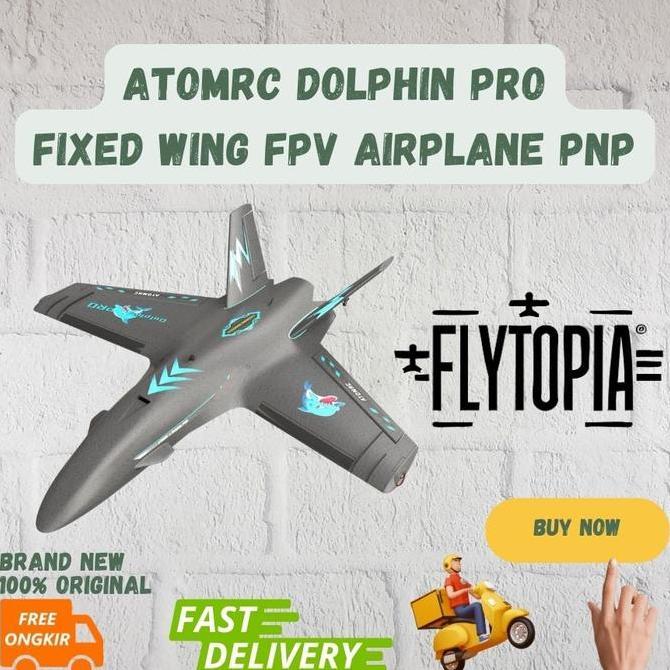 NEW AtomRC Dolphin PRO 800mm PNP Fixed Wing FPV Airplane Version
