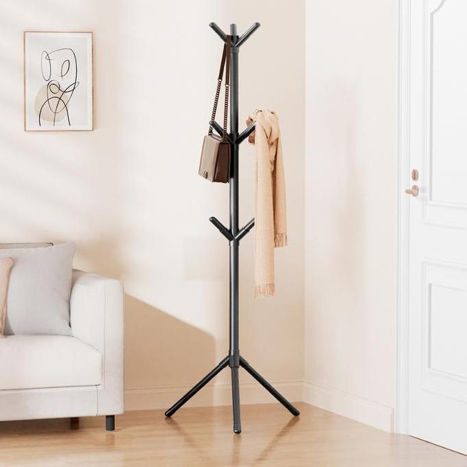 Gantungan Tas Topi Aksesoris Rak Gantung Topi dan Jaket Standing Hanger Rak Gantung Serbaguna HS