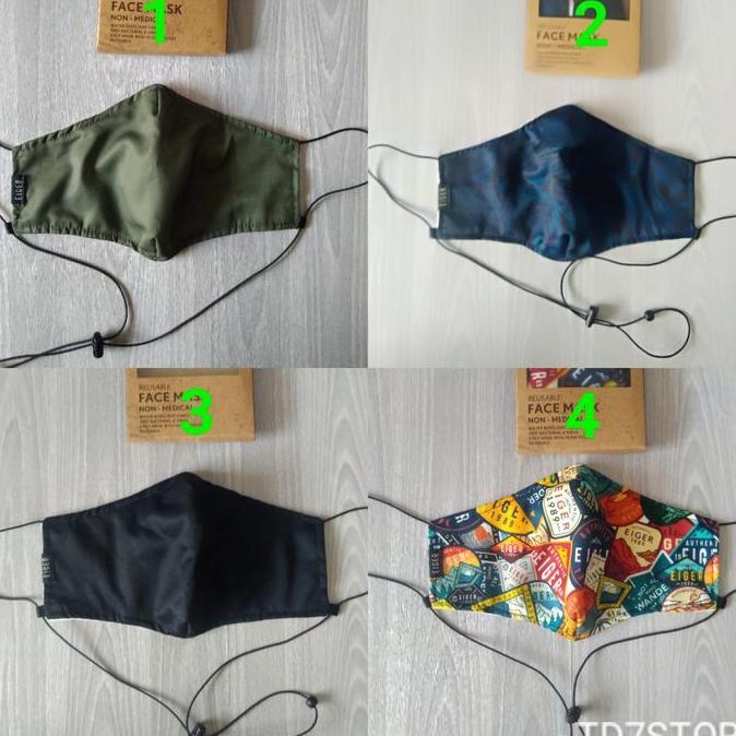 Masker Eiger Face Mask Non Medical E89 - Original