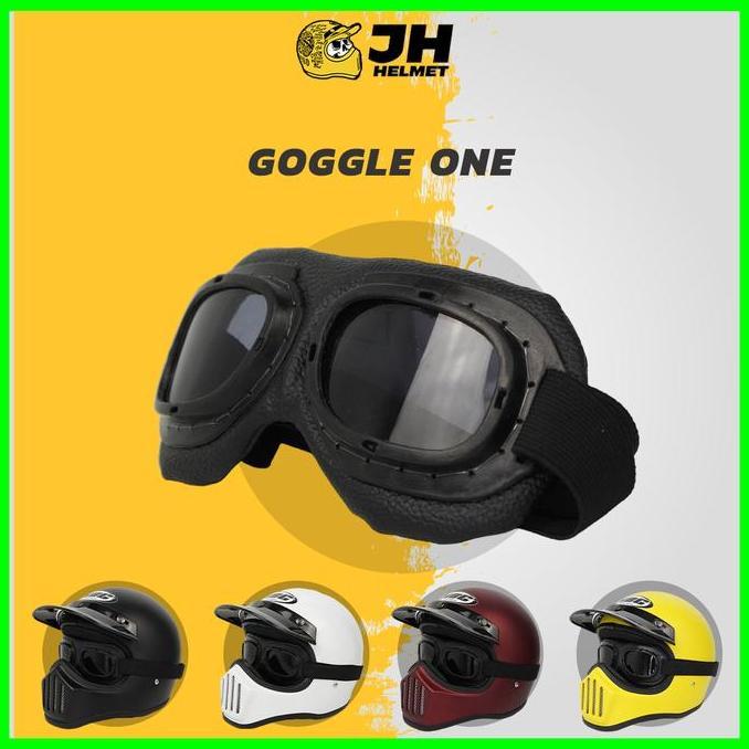 Kacamata Goggle untuk Helm Cakil HBC | Helm Bogo | Helm Retro