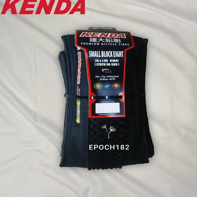 Ban Luar Sepeda Kenda Small Block Eight 26 x 1.95, 26 x 2.10, 27.5 x 1.95, 27.5 x 2.10, 29 x 1.95 & 