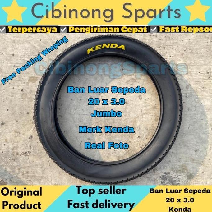Ban Luar Sepeda BMX 20 x 3.0 / 20 x 3.00 Kenda Ban Besar Ban Jumbo New Original Diskon