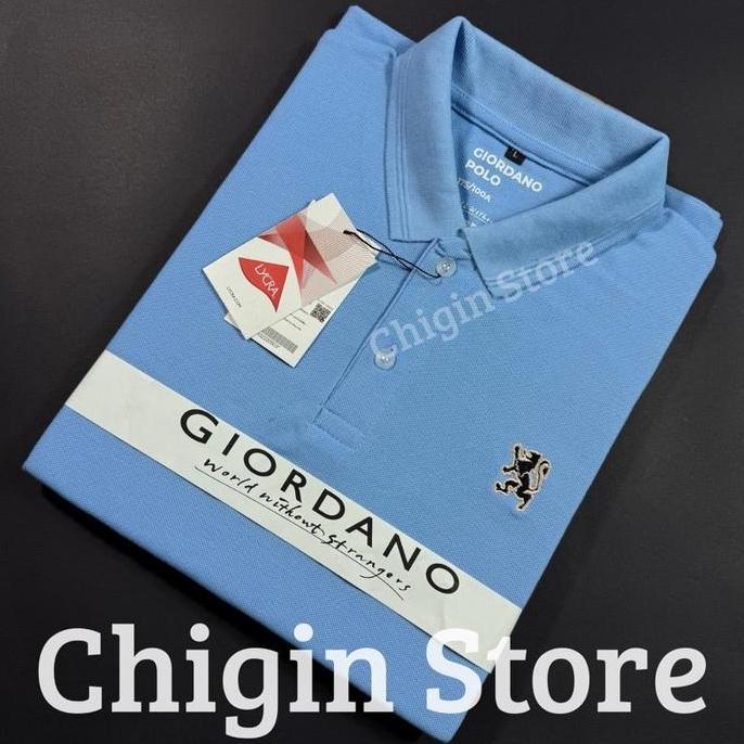 Baju Polo Shirt GRDANO Premium Logo Bordir Lion 3D Kaos Kerah Pria Dewasa Model Terbaru Bahan Pique 